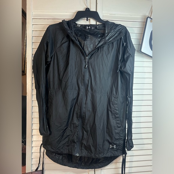 Under Armour Other - UNDER ARMOUR Storm x essential Black Hooded Rain Jacket new without tag